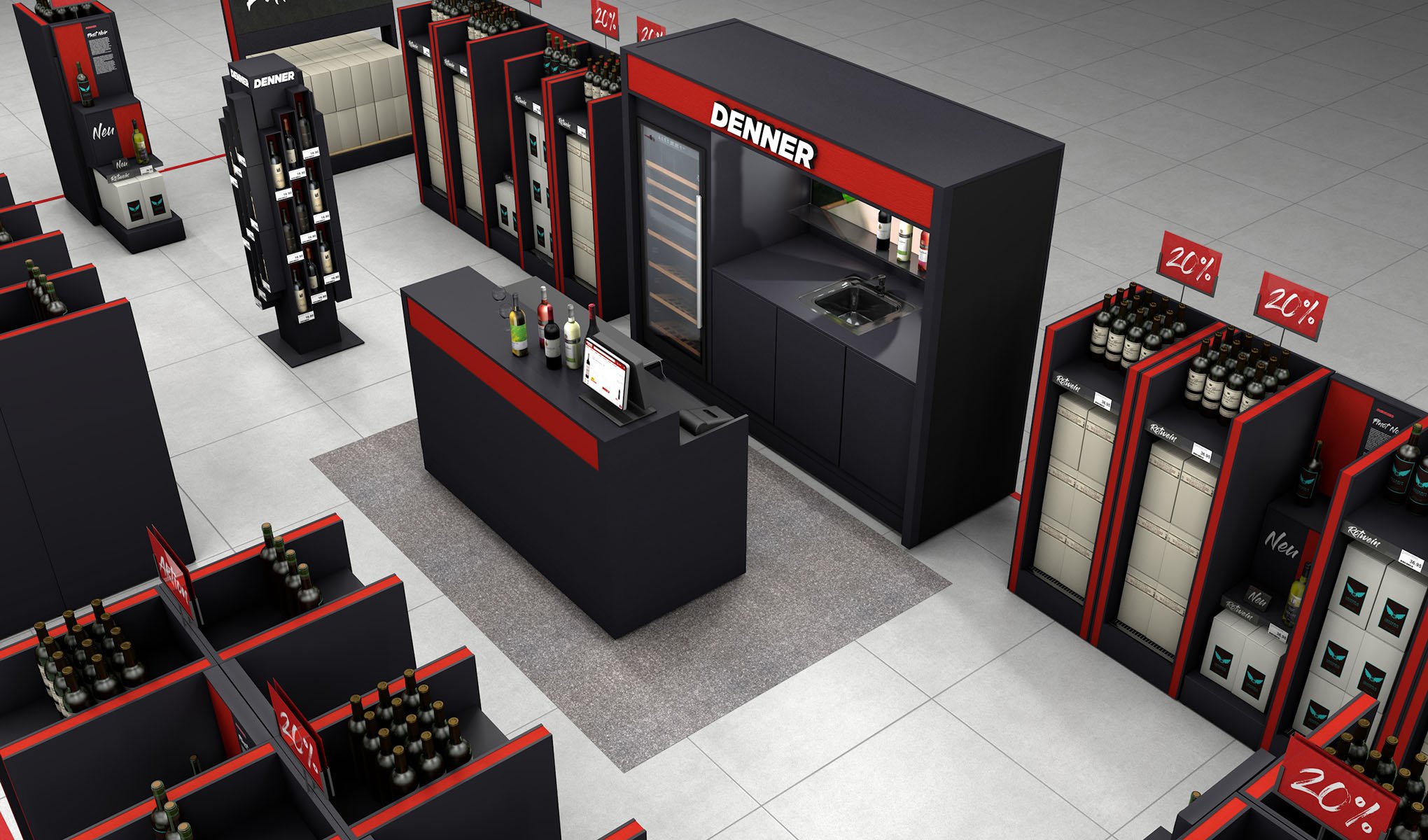 Denner weinmesse, promotion-tools, eventlogistik, pos marketing, schweiz